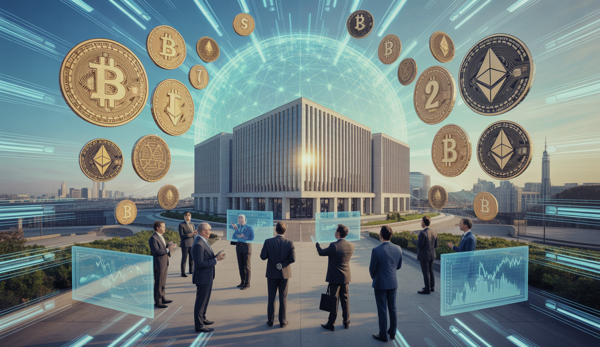 Illustration d'un avenir législatif pour les cryptomonnaies aux États-Unis en 2025