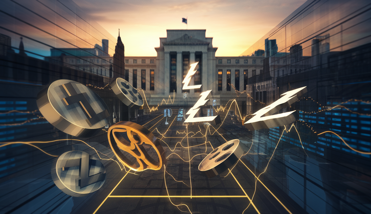 Représentation visuelle de l'impact des annonces politiques sur le marché des cryptomonnaies