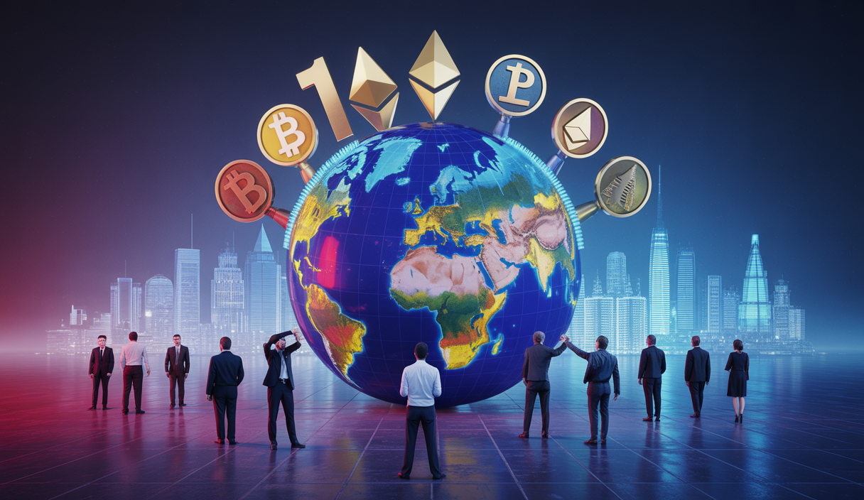 Visualisation de l'impact des négociations USA-Chine sur les cryptomonnaies en 2025