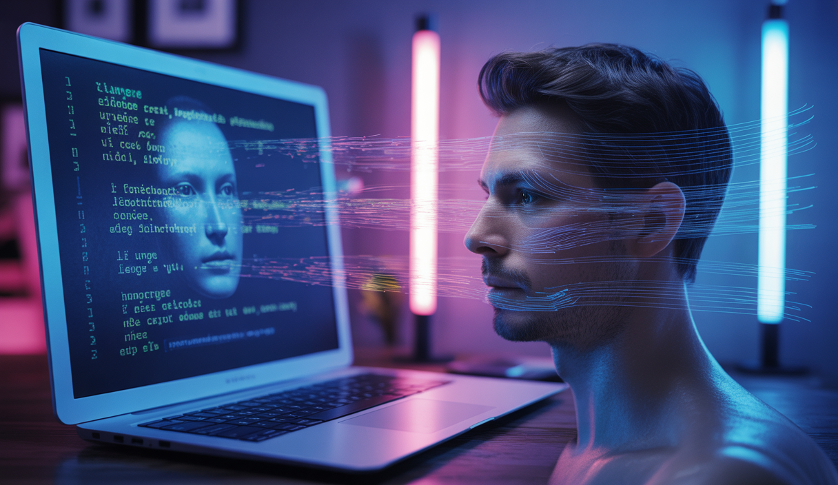 Illustration des nouvelles menaces en crypto, y compris les jumeaux numériques et les deepfakes
