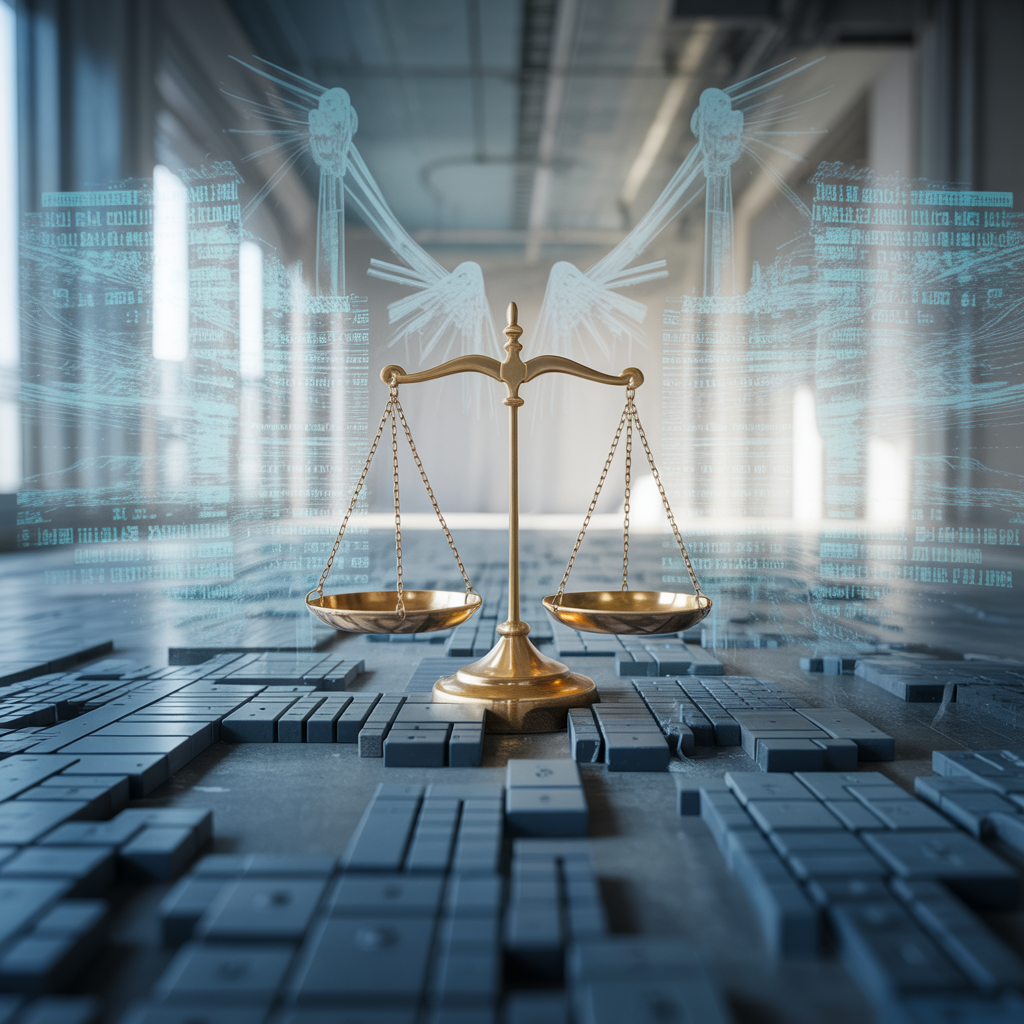 Représentation artistique de la réglementation des cryptomonnaies aux États-Unis
