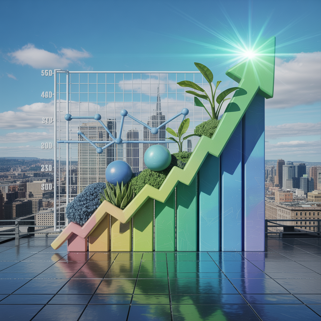 Visualisation de la résilience économique et son impact sur le S&P 500 en 2025