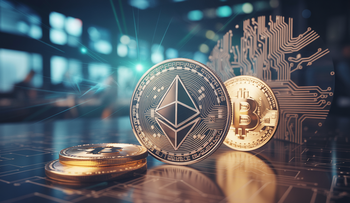 Illustration de la tokenisation des actifs dans la finance de 2025