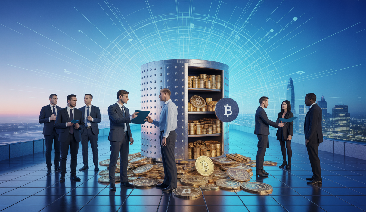 Illustration d'une stratégie financière innovante pour le Bitcoin