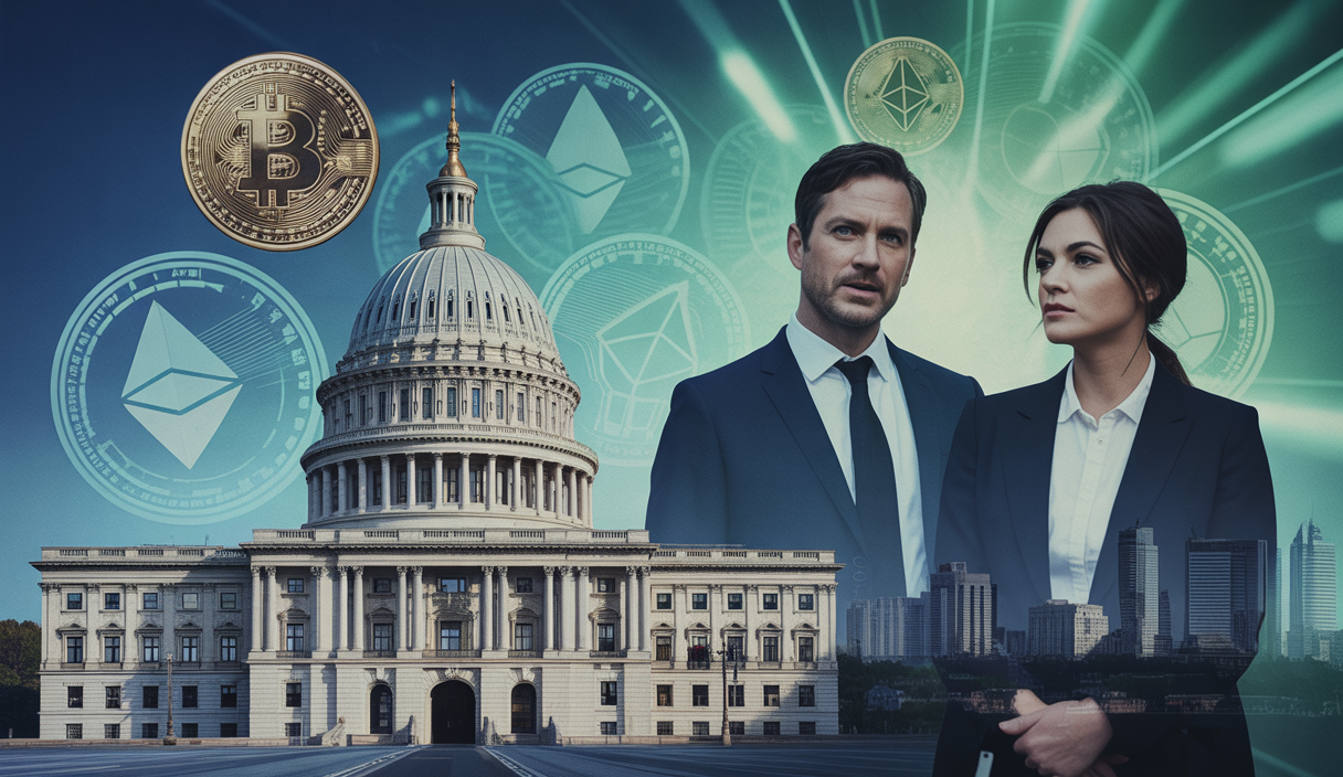 Illustration des évolutions réglementaires des cryptomonnaies aux États-Unis