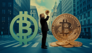 Image représentant le tournant de la crypto et de la finance traditionnelle